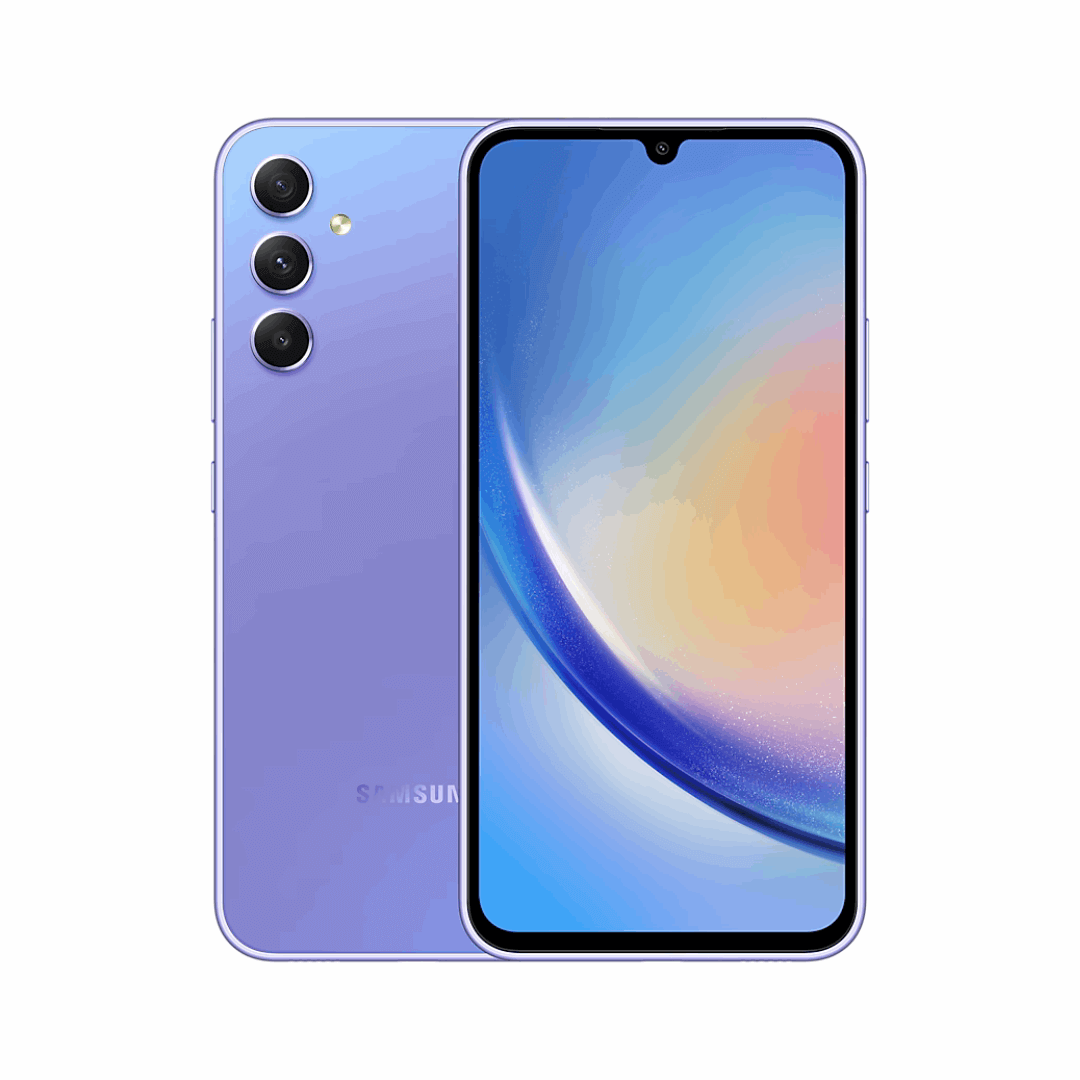 Refurbished Samsung Galaxy A34 - Awesome Violet