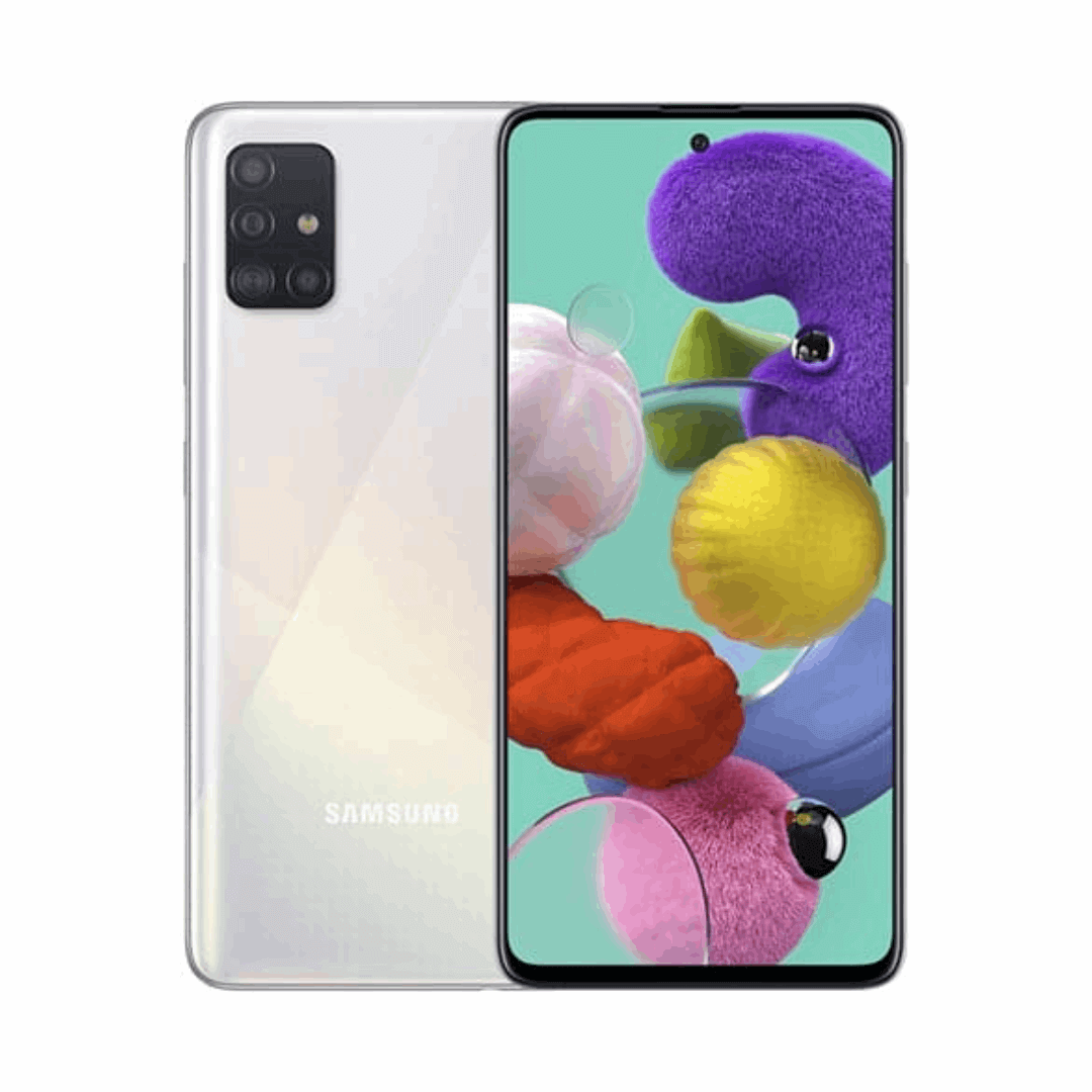 Refurbished Samsung Galaxy A51 - Prism Crush White 